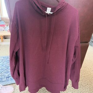 Livi Active Burgundy Hoodie